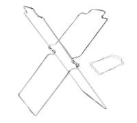 Trash Bag Holder Stand,Metal Frame Trash Bag Support Stand - Multifunctional Trash Bag Organizer, Countertop Folding Trash Bag Bracket, for Camping, Home