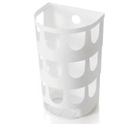 Trash Bag Holder Wall Mounted Trash Bag Dispenser 4.8x3.9x7.9in Plastic Bag Holder PP Multipurpose Garbage Bag Dispenser for Kitchen Bathroom Trash Bag Organizer Plastic Bag Holder Trash Bag Dispense