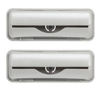 Trash Bag Storage Box Garbage Bag Organizer Plastic with 2 Hooks for Kitchen Cabinet Storage