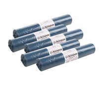 Trash Bags 100 Pieces 120L Blue Garbage Bags Waste Bags Bags 70x110cm