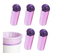 Trash Bin Bags - Drawstring Pull String Trash Bags | Small 45x50cm Bag For Kitchen Cleaning | Waste Disposal Bag For Bathroom Office Yard Garage Study Room