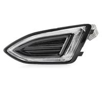 TRASH BIN Car Front Bumper Fog Lamp For F&ord For Edge US Model 2015-2018 Car LED DRL Headlights Fog Cover Frame Grille Day(Left)