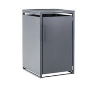 Trash Bin Cover 240 L PIACENZA Metal Dark Grey
