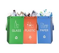 Trash Bin, Mini Container, Waste Basket, Odor Resistant Leak Proof Minimal Design Reusable Storage Space Saving Design Easy Clean Ideal for Closet Dorm Pantry Bathroom Laundry Use