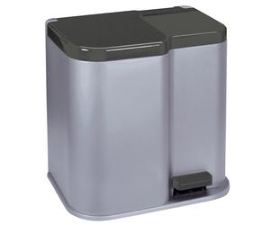 Trash bin waste bin pedal bin double bin Curver Duo 15L and 6L capacity