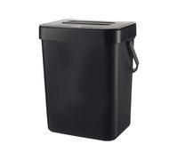 Trash Bucket - Hanging Trash Can - Small Trash Can | Folding Waste Bin, Countertop Compost Bin With Lid, Portable Food Waste Bucket, Large Capacity Modern Mountable Garbage Can For Home Car Cabinet