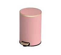 Trash Can 10L Trash Cans Living Room Two Tier Trash Cans for Home Pink and White Color Trash Cans Kitchen Cute Bedroom Bathroom Simple Trash Cans Paper Basket