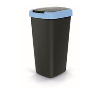 Trash Can 25L Recycling Waste Bin Sorting Garbage Lid 5 Colours Space Saving UK