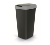Trash Can 25L Recycling Waste Bin Sorting Garbage Lid 5 Colours Space Saving UK