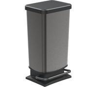 Rotho Paso Trash can 40l with pedal and lid, Plastic (PP) BPA-free, , 40 (35.3 x 29.5 x 67.6 cm)