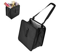 Trash Can Bag,Folding Dustbin with Adjustable Lanyard,Collapsible Hanging Bins for Back of Car,Waterproof Leak-Proof Rubbish Container,Universal Car Back Seat Organiser or Cars/SUVs/Trucks/Minivans