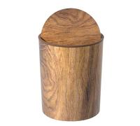 Trash Can - Bathroom Trash Can - Swing Lid Rubbish, Retro Design, Easily Integrated Into Various Home Decoration Style, for Bathroom, Living Room, Kitchen, Home, Hotel