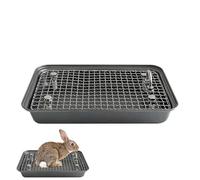 Trash Can, Bunny Litter Box Trainer, Removable Pet Toilet, Reusable Training Punkage, Stainless Steel Toilet Trainer for Small and Medium Animals