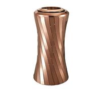 Trash Can, Floor-standing Stainless Steel Metal Bin, Commercial Ashtray, 2 in 1 Recycling Dustbin, Indoor or Outdoor Use