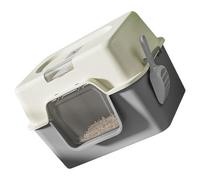 Trash Can for Elderly Cats. Small smooth surface is not odor, hard and safe for kittens