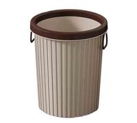 Trash Can Kitchen Trash Bin Household Living Room Office Large Capacity Bathroom Sanitary Bin(Gris)
