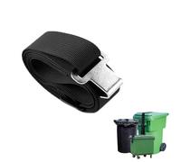 Trash Can Lid Locks, Raccoon Bear Proof Trash Can Lock, Prevent Strong Winds, Protect from Animals Vandals or Tipping, Adjustable, Easy to Assemble, for Raccoon, Squirrel, Dog(Black)