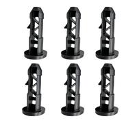 Trash Can Lid Plugs - 6.7x3.1cm (2.64x1.22in) Hinge Pins, Durable Repair Kit Connectors, Heavy Duty Scratch Resistant, 6-Pack commercial grade lid plugs | for Commercial Bins Schools Subways Home