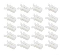 Trash Can Lid Replacement Latch Self-Locking Switch Clip for Touch Bin Kitchen Waste Car Glasses Case Rice Cooker Kettle Door Plastic Catch Repair Buckle Set(White-20pcs)