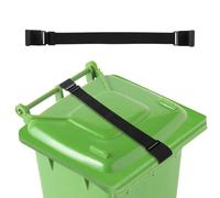 Trash Can Lock for Animals, Windproof Metal Double-Claw Trash Can Lock Wheelie Bin Lock Bin Lock Garbage Can Lid Strap for Outdoor Raccoon Prevent Tipping Over