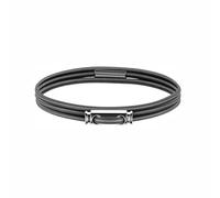 Trash Can Rubber Bands, Rubber Garbage Can Bands Cord Lock 143cm/56.3in Waste Bag Holder Loop Straps for Home Office School Kitchen Tables (Dark Gray)