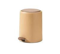 Trash Can Silentand Slow Down Garbage Bin Household With Lid Living Room Kitchen Bathroom Bedroom(Yellow)