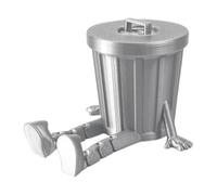 Trash Can Toy - 3D Printed Trash Can Figurine, Interactive Joint Movable Robot | Desktop Decoration & Fidget Toy For Age 3+, Creative Collectible For Home, Office & Travel, Gift