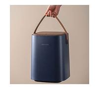 Trash Can With Lid Office Household Living Room Kitchen High-end Classification Garbage Cans Bathroom Push-type Large Waste Paper Basket Indoor trash can(A)