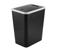 Trash Can With Lid, Recycling Bin With Press Top Slim, 13L Waste Basket For Compact Areas, Seamlessly Into Any Decor PP Trash Bin For Indoor Bathroom Kitchen Bedroom Living Room