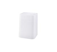 Trash Cans Black/white Wastebasket with Swing Top Lid, Kitchen Wastebasket Made of Plastic, Suitable for Home Kitchen Office Waste Paper Basket Rubbish Bin(White)