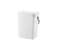 Trash Cans Hanging Small Trash Can with Lid Under Sink for Kitchen Home Waste BinKitchen Compost Bin for Counter Top/Black/12L/3.1 Gallon GreenWhite-5L/1.3 Gallon