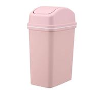 Trash Cans With Lids - Swing Top Trash Can | 10L Trash Bin With Swing Lid | Thickened Kitchen Waste Basket | Bedroom Trash Can | Leak-Proof Bathroom Garbage Bin, Bedroom Trash Can For Counter