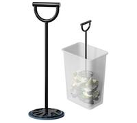 Trash Compactor for Kitchen and Outdoor Bins: Garbage Tamper All Metal Lightweight Manual Waste Press Tool, Reduces Trash Volume&Saves Bags/Garbage Can Space/Less Disposal Trips/Easy to Use and Store