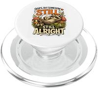 Trash Coons Whimsical Woodland Forest Somehow Still Alright PopSockets PopGrip for MagSafe