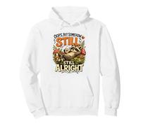 Trash Coons Whimsical Woodland Forest Somehow Still Alright Pullover Hoodie