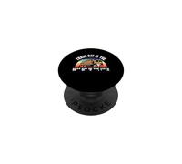 Trash Day Is the Best Day of the W unny Garbage Truck PopSockets Adhesive PopGrip