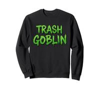 Trash Goblin Funny Small Garbage Can Waste Bin Bags Trashy Sweatshirt