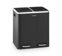 Trash Gordon Pedal Bin 30L / 2x15L Noiseless PP Stainless Steel Black