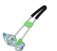 Trash Grabber - Anti Slip Metal Long Handle Reacher Tool, Ergonomic Garbage Picker | Heavy Duty Litter Pickup Tool for Seniors Garden Walkway Backyard Drain Gutter Bottle Can Paper Scrap