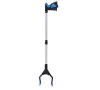 Trash Grabber Reacher Tool, Aluminum Alloy ABS Material Folding Design, Lightweight Portable Labor Saving Picker, Blue Black Grabber for Elderly Disabled Home Office Camping