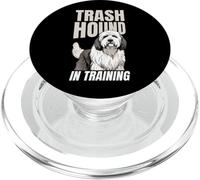 Trash Hound In Training Old English Sheepdog PopSockets PopGrip for MagSafe