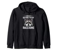 Trash Panda Animal Zoo Keeper Gift Racoon Zip Hoodie