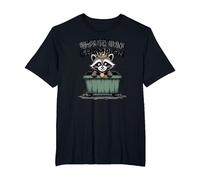 Trash Panda Dumpster Diving Champion Funny Raccoon T-Shirt, Men's Big and Tall, Black, 3X Tall