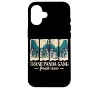 Trash Panda Gang Forest Crew Raccoon Camping Case for iPhone 16