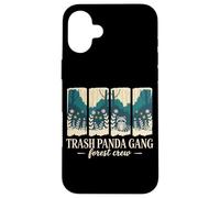 Trash Panda Gang Forest Crew Raccoon Camping Case for iPhone 16 Plus