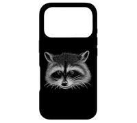 Trash Panda Illustration Masked Bandit Raccoon Drawing Case for iPhone 17 Pro