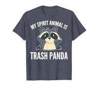 Trash Panda My Spirit Animal is a Trash Panda T-Shirt, Men, Heather Blue, Small