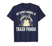 Trash Panda My Spirit Animal is a Trash Panda T-Shirt, Men, Navy Blue, Small