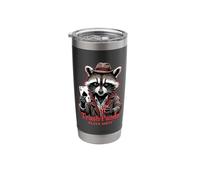 Trash Panda Plays Dirty Poker Casino Style Stainless Steel Insulated Tumbler