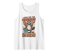Trash Panda Raccon Came for The Snacks Raccoon Lover Tank Top